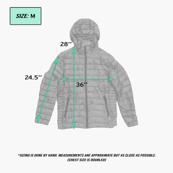 CALVIN KLEIN Detachable Hood Packable Down Puffer Jacket (Gray | Medium) - Picture 12 of 12